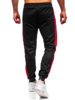 Men Contrast Panel Sweatpants