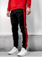 Men Contrast Panel Sweatpants