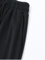 Men 2pcs Drawstring Waist Sweatpants