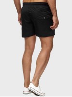 Men Drawstring Waist Slant Pocket Track Shorts