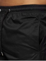 Men Drawstring Waist Slant Pocket Track Shorts