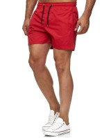 Men Pockets Drawstring Waist Track Shorts