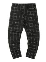 Men Grid Print Tapered Pants