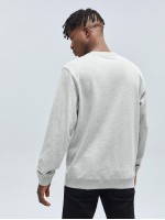 Men Solid Round Neck Sweatshirt