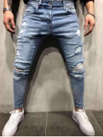 Men Ripped Skinny Jeans