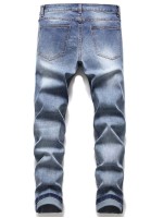 Men Solid Pocket Detail Jeans