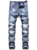 Men Solid Pocket Detail Jeans