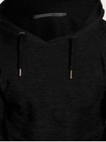 Men Contrast Binding Drawstring Hoodie