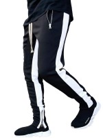 Men Color Block Drawstring Waist Sweatpants