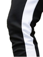 Men Color Block Drawstring Waist Sweatpants