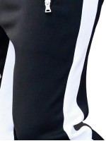 Men Color Block Drawstring Waist Sweatpants