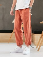 Men Toggle Drawstring Joggers