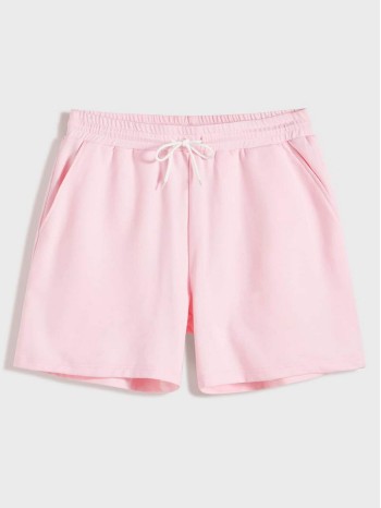 Men Slant Pocket Track Shorts