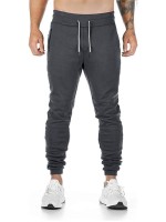 Men Zip Detail Drawstring Waist Sweatpants