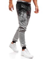 Men Paint Splash Drawstring Waist Joggers