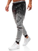 Men Paint Splash Drawstring Waist Joggers