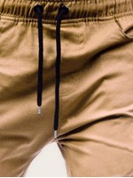 Men Locomotive Pleats Drawstring Waist Sweatpants