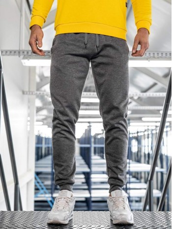 Men Solid Drawstring  Sweatpants