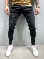 Men Slant Pocket Solid Skinny Jeans