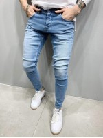 Men Slight Stretch Slant Pocket Skinny Jeans