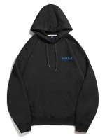 Men Wing & Letter Graphic Drawstring Hoodie