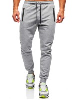 Men Solid Drawstring Waist Sweatpants