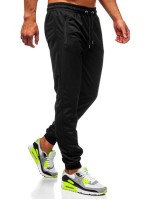 Men Solid Drawstring Waist Sweatpants