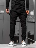 Men Zip Detail Drawstring Waist Sweatpants