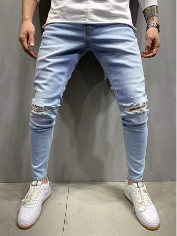 Men Ripped Skinny Jeans