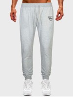 Men Drawstring Waist Graphic Sweatpants