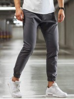 Men Slant Pocket Solid Carrot Pants