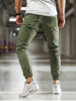 Men Solid Carrot Pants