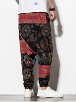 Men Tribal Print Harem Pants