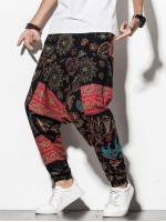 Men Tribal Print Harem Pants