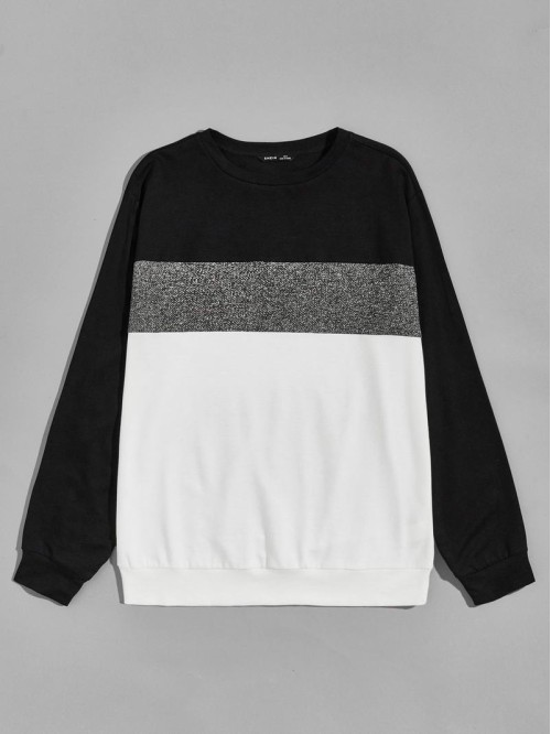 Men Colorblock Pullover