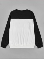 Men Colorblock Pullover