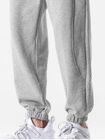 Men Slant Pocket Patched Sweatpants