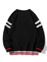 Men Striped Colorblock Sweatshirt