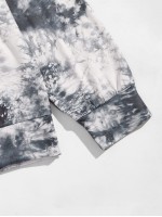 Men Tie Dye Hooded Sweatshirt With Sweatpants