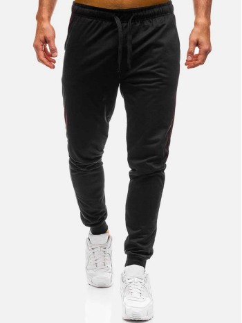 Men Drawstring Waist Solid Joggers