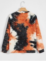 Men Tie Dye Sweatshirt