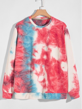 Men Tie Dye Sweatshirt