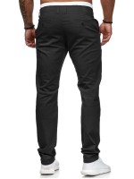 Men Slant Pocket Straight Leg Pants