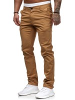 Men Slant Pocket Straight Leg Pants