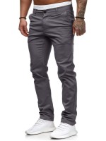 Men Solid Straight Leg Pants