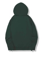 Men Striped Kangaroo Pocket Drawstring Hoodie