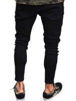 Men Ripped Detail Skinny Jeans