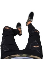 Men Ripped Detail Skinny Jeans