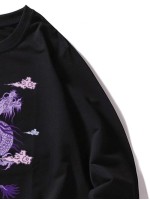 Men Chinese Dragon And Auspicious Clouds Print Sweatshirt