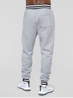 Men Striped Trim Drawstring Waist Sweatpants